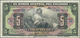 Ecuador: El Banco Central Del Ecuador 5 Sucres 1938 P.84d (VF), 5 Sucres 1945 P.91b (VF+) And Banco - Equateur