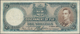 Fiji: Set Of 2 Banknotes Containing 5 Shillings 1938 P. 37a, First Issue Date, Portrait KGVI, Used W - Fiji