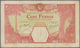 French West Africa / Französisch Westafrika: 100 Francs 1924 GRAND-BASSAM P. 11Dd, Used With Folds A - West African States