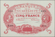 Guadeloupe: Banque De La Guadeloupe Consecutive Pair Of 5 Francs With Serial Numbers H.276 353 And H - Sonstige – Amerika