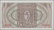 Hungary / Ungarn: Magyar Nemzeti Bank 5 Pengö 1938 SPECIMEN, P.104s With Perforation "Minta" And Red - Hongrie