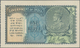 India / Indien: 1 Rupee ND P. 14b, Portrait KGV, With Three Light Vertical Bends, No Holes Or Tears, - India