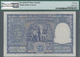 India / Indien: 100 Rupees ND(1949-57), P.43a In UNC With Staple Holes As Usually, PMG Graded 58 Cho - Inde