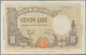 Italy / Italien: Set Of 5 Notes 100 Lire 1943/44 P. 67, All In Similar Condition, Light Folds In Pap - Sonstige & Ohne Zuordnung