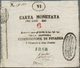 Italy / Italien: Commissione Di Finanza, Palmanova 6 Lire 1848, P.S249, Fantastic Condition For The - Autres & Non Classés