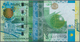 Delcampe - Kazakhstan / Kasachstan: Lot With 6 Banknotes Of The 2008 Till 2011 Issue With 5000 Tenge 2008 P.34 - Kasachstan