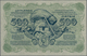 Latvia / Lettland: 500 Rubli 1920, P.8c, Highly Rare Banknote In Excellent Condition With A Vertical - Lettonie