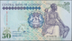 Lesotho: Central Bank Of Lesotho Set With 3 Banknotes 20 Maloti 1990 P.12 (UNC), 50 Maloti 1989 P.13 - Lesotho