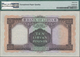 Libya / Libyen: Bank Of Libya 10 Pounds 1963, P.27, Great Original Shape With Bright Colors, PMG Gra - Libyen