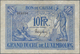 Luxembourg: Grand Duché De Luxembourg – Bon De Caisse 10 Francs ND(1923), P.34, Very Professional Re - Luxemburg