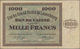 Luxembourg: État Du Grand-Duché Grand Duché De Luxembourg 1000 Francs 1939 (1940), P.40a, Very Popul - Luxembourg