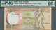 Malta: Bank Centrali Ta' Malta Set With 4 Banknotes Comprising 10 Liri ND(1986) P.39 PMG 64 EPQ, 20 - Malta