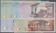 Mauritius: Set Of 5 Different Banknotes Containing 25, 50, 200, 500 & 1000 Rupees 1999 P. 49-54, All - Mauritius