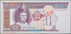 Mongolia / Mongolei: Highly Rare Specimen Set With 9 Banknotes Comprising 10 And 20 Tugrik 2011 Spec - Mongolei