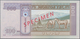 Mongolia / Mongolei: Highly Rare Specimen Set With 9 Banknotes Comprising 10 And 20 Tugrik 2011 Spec - Mongolei