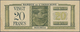 New Caledonia / Neu Kaledonien: Banque De L'Indochine - Nouméa 20 Francs ND(1944), P.49, Unfolded Bu - Nouvelle-Calédonie 1873-1985