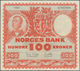 Delcampe - Norway / Norwegen: Norges Bank Set With 4 Banknotes 50 Kroner 1957, 1961 And 1963 P.32 (F/F+) And 10 - Norwegen