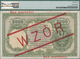 Poland / Polen: 5000 Zlotych 1919 (ND 1924) SPECIMEN, P.60s With Red Overprint "WZOR" And "Bez Warto - Poland