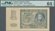 Poland / Polen: Emission Bank 5 Zlotych 1940, P.93, Serial Number Ser.A 7361371, PMG Graded 64 Choic - Polen