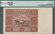 Poland / Polen: 100 Zlotych 1947, P.131a, Serial Number Ser.G 5260817, PMG Graded 40 Extremely Fine. - Poland