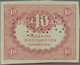 Delcampe - Russia / Russland: North Russia - Chaikovskiy Government, Set With 14 Banknotes All Perforated With - Russland