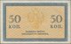 Delcampe - Russia / Russland: North Russia - Chaikovskiy Government, Set With 14 Banknotes All Perforated With - Russland