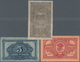 Russia / Russland: East Siberia - Far Eastern Republic Set With 3 Banknotes 1, 5 And 10 Rubles 1920, - Russia