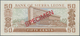 Sierra Leone:  Bank Of Sierra Leone 50 Cents ND(1979-84) SPECIMEN, P.4s, Zero Serial Number And Red - Sierra Leona