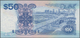 Singapore / Singapur: Board Of Commissioners Of Currency Pair With 50 Dollars ND(1987) P.22a (XF) An - Singapour