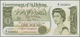 St. Helena: Nice Set With 5 Banknotes Including 2x 1 Pound ND(1981) P.9 With Running Serial Numbers - St. Helena