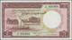 Sudan: 5 Sudanese Pounds 1962, P.9a, Still Nice With A Few Folds Only, But Small Tear At Upper Margi - Soudan