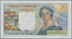 Tahiti: Banque De L'Indochine – Papeete Pair With 100 Francs ND(1939-65) With Signature Titles: "Pré - Autres - Océanie