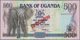 Delcampe - Uganda: Bank Of Uganda Set With 8 Banknotes 5, 10, 20, 50, 100, 200, 500 And 1000 Shillings 1987/199 - Ouganda