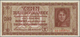 Delcampe - Ukraina / Ukraine: German Occupation WW II, Zentralnotenbank Ukraine 1942 Set With 3 Banknotes 10, 1 - Ukraine