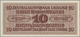 Delcampe - Ukraina / Ukraine: German Occupation WW II, Zentralnotenbank Ukraine 1942 Set With 3 Banknotes 10, 1 - Ukraine