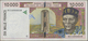 West African States / West-Afrikanische Staaten: Set With 3 Banknotes Comprising 10.000 Francs (20)0 - West African States