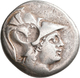 Pamphylien: SIDE: Tetradrachme, 2.-1. Jhd. V. Chr.; 16,35 G, Mit Gegenstempel Auf Avers. Athenakopf - Griekenland