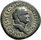 Vespasian (69 - 79): Æ-Sesterz, 27,36 G, Kampmann 20.74, Dunkelbraune Patina, Fast Sehr Schön. - The Flavians (69 AD To 96 AD)