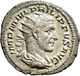 Philippus I. Arabs (244 - 249): AR Antoninian, 3,70 G. Drapierte Büste Mit Strahlenkrone Nach Rechts - The Military Crisis (235 AD Tot 284 AD)