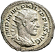 Philippus I. Arabs (244 - 249): AR Antoninian, 3,70 G. Drapierte Büste Mit Strahlenkrone Nach Rechts - Der Soldatenkaiser (die Militärkrise) (235 / 284)