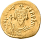 Phocas (602 - 610): Solidus (Gold) Ca. 606, Constantinopel. Brustbild Mit Spitzbart Von Vorne, DN FO - Byzantium