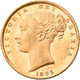 Delcampe - Australien - Anlagegold: Lot 4 Goldmünzen: 1 X ½ Sovereign 1915 S; 3 X 1 Sovereign 1866, 1885 S, 189 - Andere & Zonder Classificatie