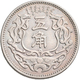 China: Lot 2 Münzen: Japanische Besetzung, 5 Chiao (50 Cent) Jahr 27 (1938), Meng Chiang (Innere Mon - Chine