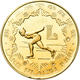 China - Volksrepublik: Olympische Winterspiele Lake Placid 1980: Set 4 X 1 Yuan Messingmünzen 1980, - Chine