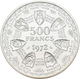 Franz. Westafrika: 500 Rupees 1972, 10 Jahre Währungsunion, KM# 7. In Original Etui Der Banque Centr - Autres & Non Classés