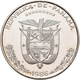 Panama: Un Balboa 1986 Probe / Pattern Struck In Kupfer-Nickel. KM# Pn5, Type II. 22,52 G. Auflage N - Panama