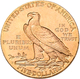 Vereinigte Staaten Von Amerika - Anlagegold: 5 Dollars 1908 D (Half Eagle - Indian Head), KM# 129, F - Autres & Non Classés