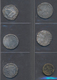 Frankreich: Lot 5 Silbermünzen (vermutlich Teston / Demi (½) Franc Oder 1/4 ECU) Und Ein Messing Jet - Autres & Non Classés