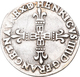 Frankreich: Henry IV. (IIII.) 1589-1610: 1/4 ECU 1609 (Quart D'Ecu). KM# 1.1., Duplessy 1240. 9,40 G - Andere & Zonder Classificatie