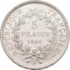 Frankreich: 2. Republik 1848-1852: 5 Francs 1849 A, KM# 856.1, Gadoury 683, Kleine Kratzer, Fast Vor - Autres & Non Classés